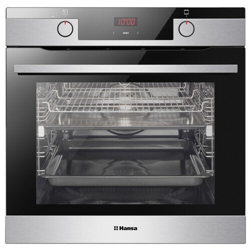 Купить Электрический духовой шкаф Hansa BOEI684097 серебристый  9127459. Характеристики, отзывы и цены в Донецке