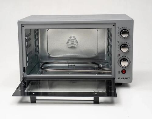 Купить Мини-печь Kraft KF-MO 3803 KGR серый  8108444. Характеристики, отзывы и цены в Донецке