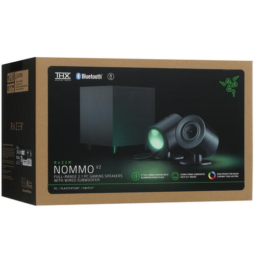 Купить Колонки Razer Nommo V2 черный  5416097. Характеристики, отзывы и цены в Донецке