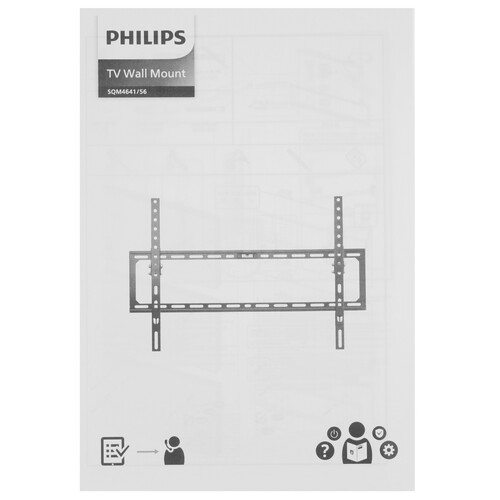 Купить Кронштейн для ТВ Philips SQM4641/56 черный  5612498. Характеристики, отзывы и цены в Донецке