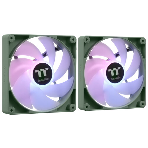 Купить Комплект вентиляторов Thermaltake CT140 ARGB Matcha Green [CL-F203-PL14MG-A] зеленый  5486447. Характеристики, отзывы и цены в Донецке