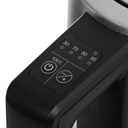 Купить Электрочайник DEXP EK-05GKWS серебристый  9060548. Характеристики, отзывы и цены в Донецке