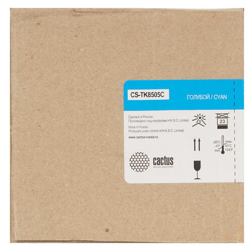 Купить Картридж лазерный Cactus CS-TK8505C голубой, с чипом  8159216. Характеристики, отзывы и цены в Донецке