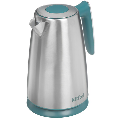 Купить Электрочайник Kitfort КТ-8725 серебристый  9306842. Характеристики, отзывы и цены в Донецке