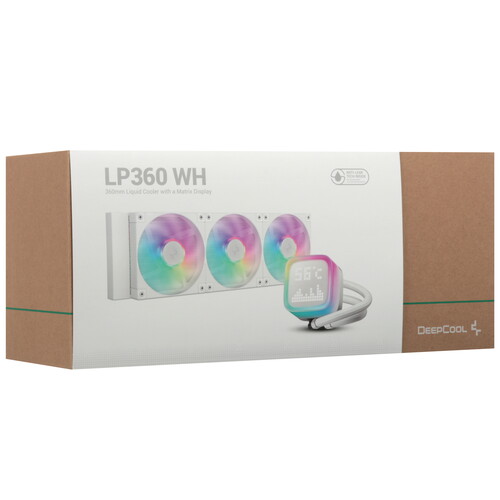 Купить Система охлаждения DEEPCOOL LP360 WH  белая  5614091. Характеристики, отзывы и цены в Донецке