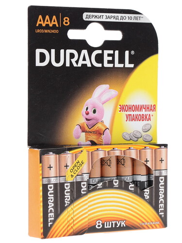 Купить Батарейка Duracell Basic AAA (LR03/FR03)  0174189. Характеристики, отзывы и цены в Донецке