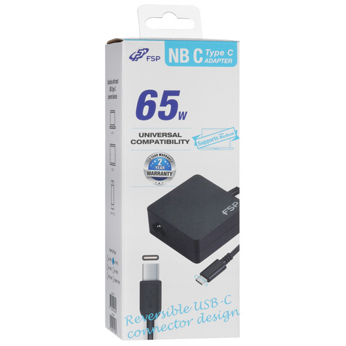 Купить Адаптер питания сетевой FSP NB C 65W  5430506. Характеристики, отзывы и цены в Донецке