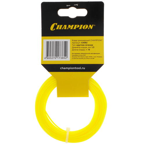 Купить Леска для триммеров Champion Round C5062  1215825. Характеристики, отзывы и цены в Донецке