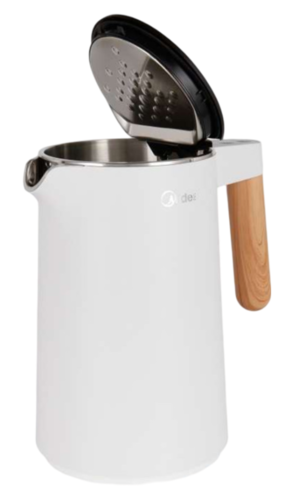 Купить Электрочайник Midea MK-9092 белый  9186111. Характеристики, отзывы и цены в Донецке