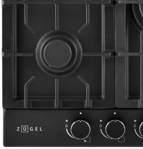 Купить Газовая варочная поверхность ZUGEL ZGH450B  9212301. Характеристики, отзывы и цены в Донецке