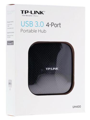 Купить USB-разветвитель TP-Link UH400  1051630. Характеристики, отзывы и цены в Донецке
