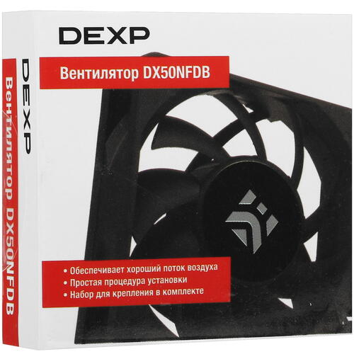 Купить Вентилятор DEXP DX50NFDB  черный  5091682. Характеристики, отзывы и цены в Донецке