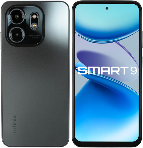 Купить 6.7" Смартфон Infinix SMART 9 64 ГБ черный  5488704. Характеристики, отзывы и цены в Донецке