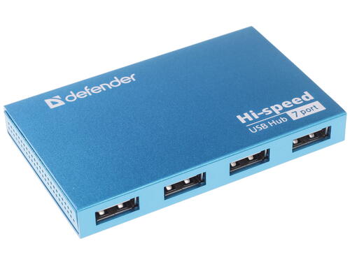 Купить USB-разветвитель Defender Septima Slim  1022690. Характеристики, отзывы и цены в Донецке