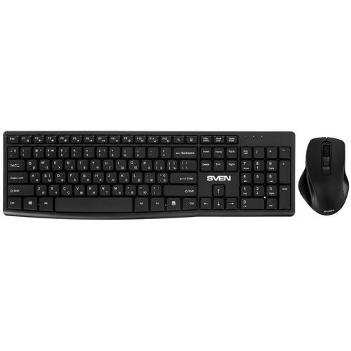 Купить Клавиатура+мышь беспроводная   Sven KB-C3500W черный  5412311. Характеристики, отзывы и цены в Донецке
