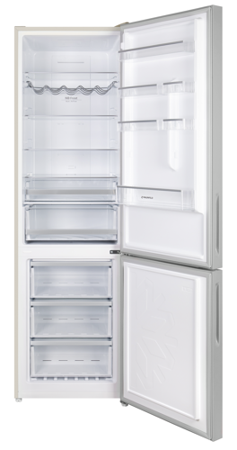 Купить Холодильник с морозильником  MAUNFELD MFF200NFBG бежевый  8160397. Характеристики, отзывы и цены в Донецке