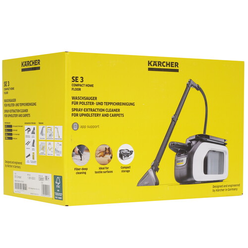 Купить Пылесос Karcher SE 3 Compact Home Floor черный  9302196. Характеристики, отзывы и цены в Донецке