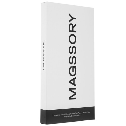 Купить Накладка  Magssory Aramid Case для Apple iPhone 15 Pro Max черный  9176143. Характеристики, отзывы и цены в Донецке