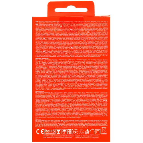 Купить Сетевое зарядное устройство Canyon H-20-04 белый  5052083. Характеристики, отзывы и цены в Донецке