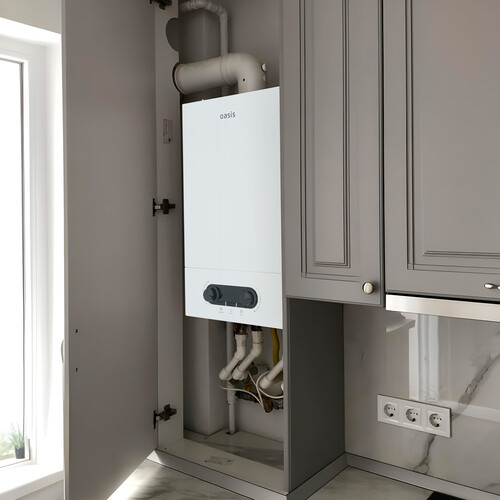 Купить Газовый котел Oasis KK-24 настенный  9234019. Характеристики, отзывы и цены в Донецке