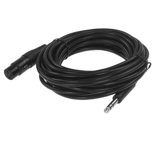 Купить Кабель   GCR XLR - jack 6.3 мм черный  9290087. Характеристики, отзывы и цены в Донецке