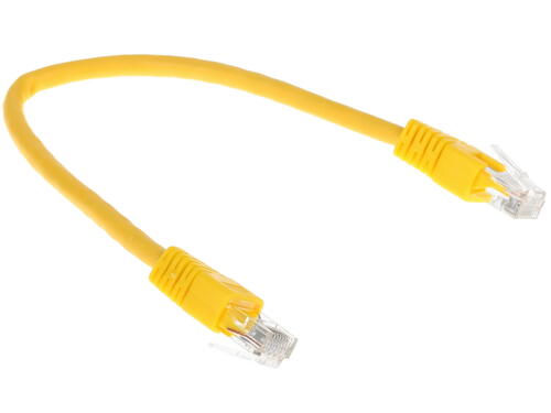 Купить Патч-корд Cablexpert PP6U-0.25M/Y  1256213. Характеристики, отзывы и цены в Донецке