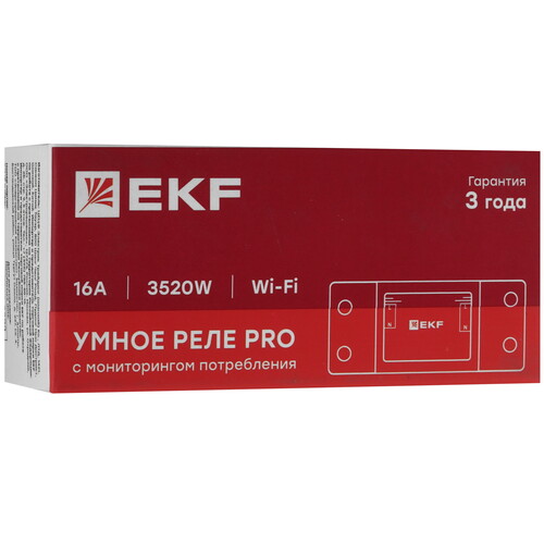 Купить Умное реле EKF Connect 16А PRO Wi-FI  5490596. Характеристики, отзывы и цены в Донецке