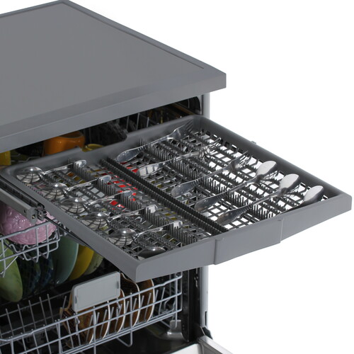 Купить Посудомоечная машина Indesit DF 5C80 D серебристый  9221602. Характеристики, отзывы и цены в Донецке