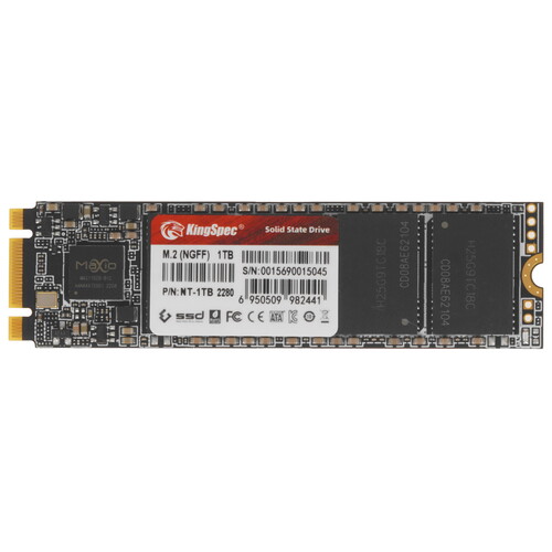 Купить 1024 ГБ M.2 SATA накопитель KingSpec NT-1TB  9907632. Характеристики, отзывы и цены в Донецке