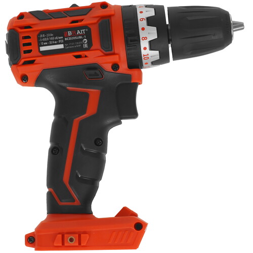 Купить Дрель-шуруповерт BRAIT BCD20SUBL-1 без ЗУ, без АКБ  9230656. Характеристики, отзывы и цены в Донецке