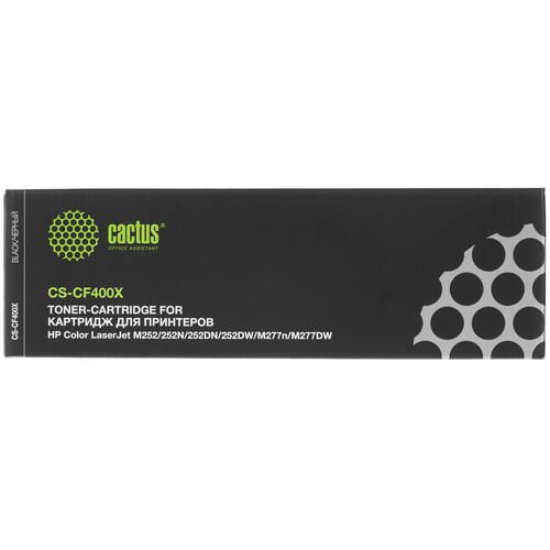 Купить Картридж лазерный Cactus CS-CF400X черный, с чипом  7962992. Характеристики, отзывы и цены в Донецке