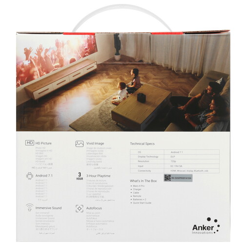 Купить Проектор Anker Nebula Mars II Pro черный  5445797. Характеристики, отзывы и цены в Донецке