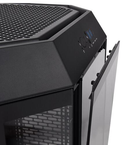 Купить Корпус Thermaltake The Tower 300 Black [CA-1Y4-00S1WN-00] черный  5447905. Характеристики, отзывы и цены в Донецке