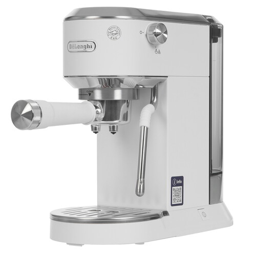 Купить Кофеварка рожковая Delonghi EC890.WI белый  5643011. Характеристики, отзывы и цены в Донецке