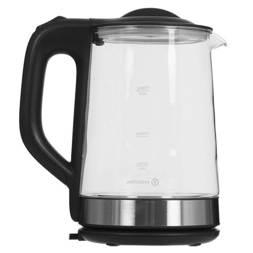 Купить Электрочайник EVOLUTION KG17182 черный  9207806. Характеристики, отзывы и цены в Донецке