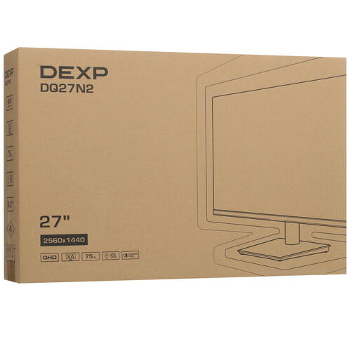 Купить 27" Монитор DEXP DQ27N2 черный  5407618. Характеристики, отзывы и цены в Донецке