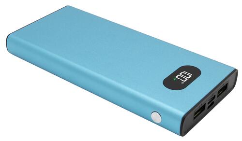 Купить Портативный аккумулятор TFN Blaze LCD PD голубой  5000376. Характеристики, отзывы и цены в Донецке