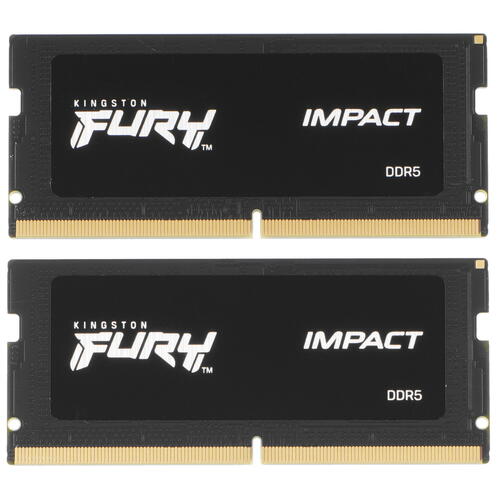 Купить Оперативная память SODIMM Kingston FURY Impact [KF556S40IBK2-32] 32 ГБ  5091965. Характеристики, отзывы и цены в Донецке
