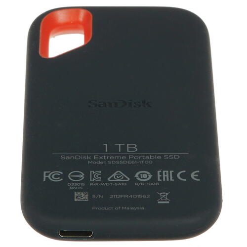 Купить 1024 ГБ Внешний SSD SanDisk Extreme Portable SSD V2 [SDSSDE61-1T00-G25]  4774443. Характеристики, отзывы и цены в Донецке