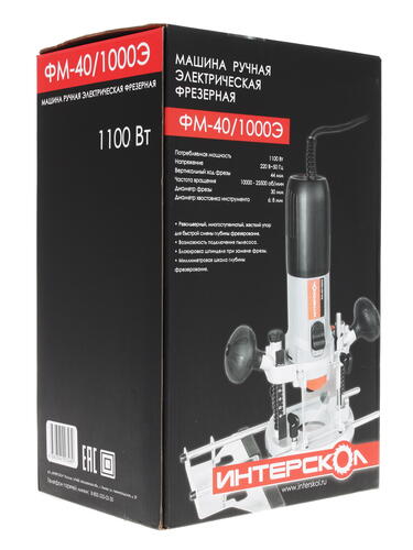 Купить Фрезер Интерскол ФМ-40/1000Э  1142040. Характеристики, отзывы и цены в Донецке