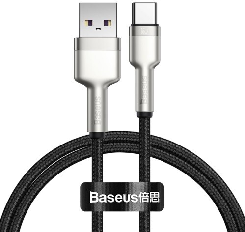 Купить Кабель круглый Baseus USB Type-C - USB 2.0 Type-A черный 1 м  9167139. Характеристики, отзывы и цены в Донецке