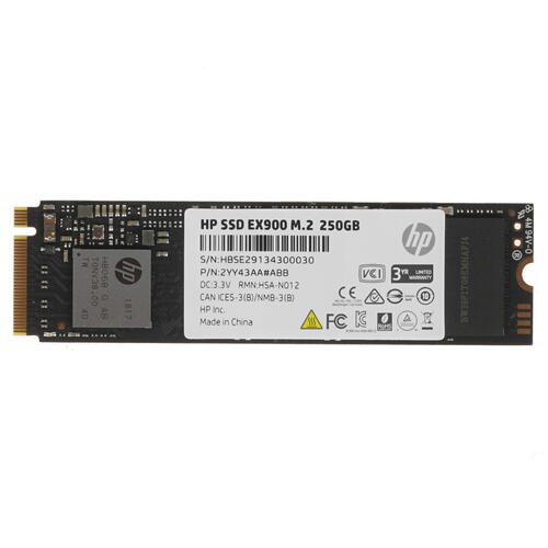 Купить 250 ГБ M.2 NVMe накопитель HP EX900 [2YY43AA#ABB]  1347273. Характеристики, отзывы и цены в Донецке