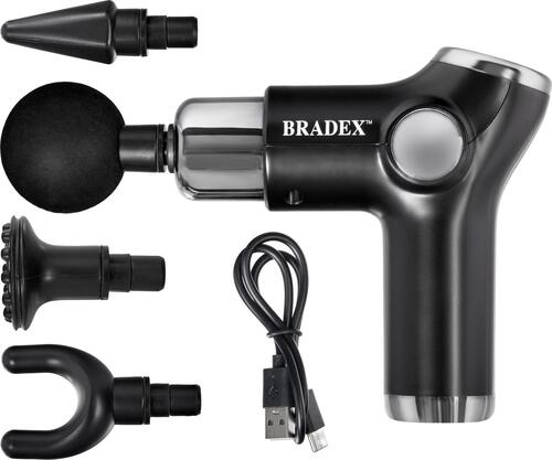 Купить Массажный пистолет Bradex KZ 1424 черный  9937996. Характеристики, отзывы и цены в Донецке