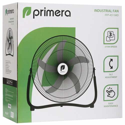 Купить Вентилятор PRIMERA FFP-4511MD  серебристый  9235532. Характеристики, отзывы и цены в Донецке