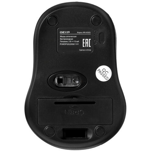 Купить Мышь беспроводная DEXP WM-4006BU  черный  1118198. Характеристики, отзывы и цены в Донецке