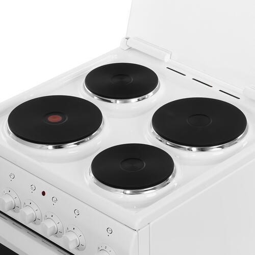 Купить Электрическая плита De Luxe 5004.10Э (кр) белый  1185567. Характеристики, отзывы и цены в Донецке