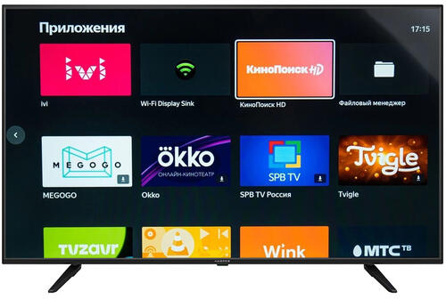 Купить 65" (164 см) LED-телевизор Harper 65U660TS черный  9915894. Характеристики, отзывы и цены в Донецке