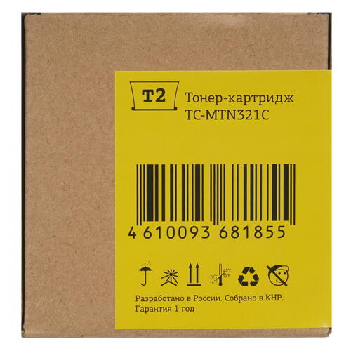 Купить Тонер-картридж лазерный T2 TC-MTN-321C голубой, с чипом  9981840. Характеристики, отзывы и цены в Донецке