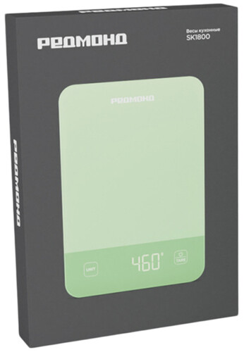 Купить Кухонные весы РЕДМОНД SK1800 зеленый  9165937. Характеристики, отзывы и цены в Донецке