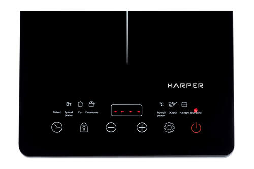 Купить Плита компактная электрическая HARPER HIC-101 черный  5351529. Характеристики, отзывы и цены в Донецке